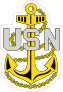 Navy Rank E-7 Chief Petty Officer Insignia Sticker