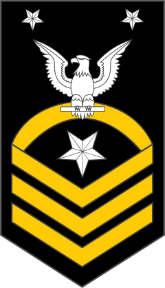 Navy Rank E-9 Command Master Chief Petty Officer Sticker