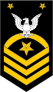 Navy Rank E-9 Fleet Master Chief Petty Officer Sticker