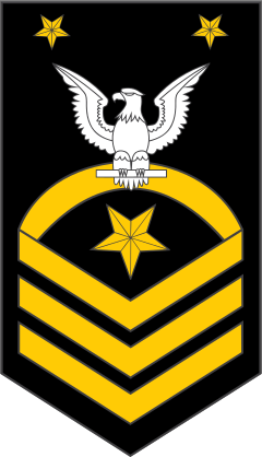 Navy Rank E-9 Fleet Master Chief Petty Officer Sticker