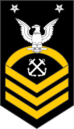 Navy Rank E-9 Master Chief Petty Officer Sticker