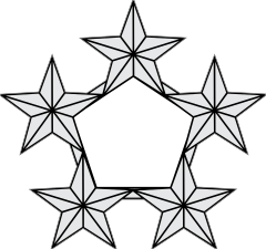 Navy Rank Fleet Admiral Sticker