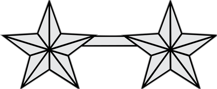 Navy Rank O-8 Rear Admiral Sticker