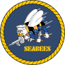 Navy Seabee Construction  Force Emblem Sticker