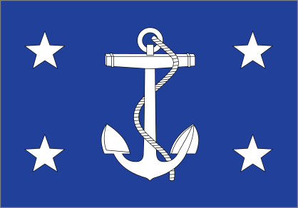 Navy Secretary Flag Sticker
