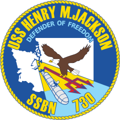 Navy Submarine Ssbn 730 Uss Henry M. Jackson Sticker