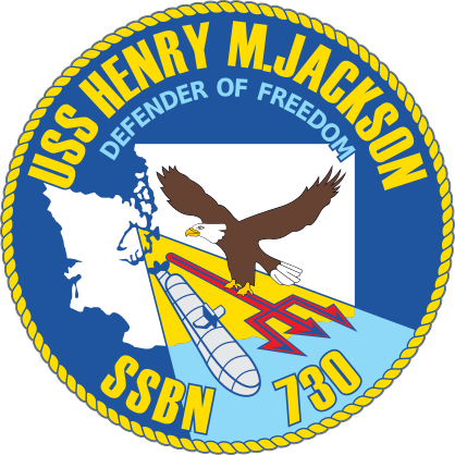 Navy Submarine Ssbn 730 Uss Henry M. Jackson Sticker