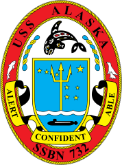 Navy Submarine Ssbn Uss Alaska Sticker