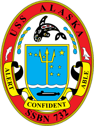 Navy Submarine Ssbn Uss Alaska Sticker
