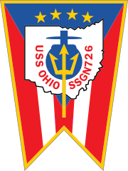 Navy Submarine Ssgn 726 Uss Ohio Sticker