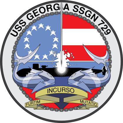 Navy Submarine Ssgn 729 Uss Georgia Sticker