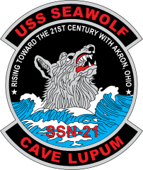 Navy Submarine Ssn 21 Uss Seawolf Sticker