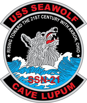 Navy Submarine Ssn 21 Uss Seawolf Sticker