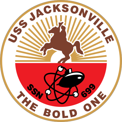 Navy Submarine Ssn 699 Uss Jacksonville Sticker
