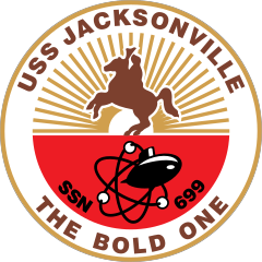 Navy Submarine Ssn 699 Uss Jacksonville Sticker