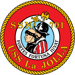 Navy Submarine Ssn 701 Uss La Jolla Sticker