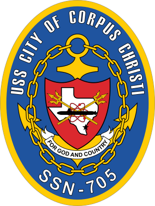 Navy Submarine Ssn 705 Uss City Of Corpus Christi Sticker