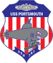 Navy Submarine Ssn 707 Uss Portsmouth Sticker