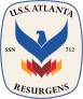 Navy Submarine Ssn 712 Uss Atlanta Sticker