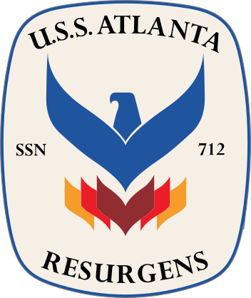 Navy Submarine Ssn 712 Uss Atlanta Sticker