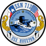 Navy Submarine Ssn 713 Uss Houston Sticker