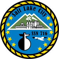 Navy Submarine Ssn 716 Uss Salt Lake City Sticker