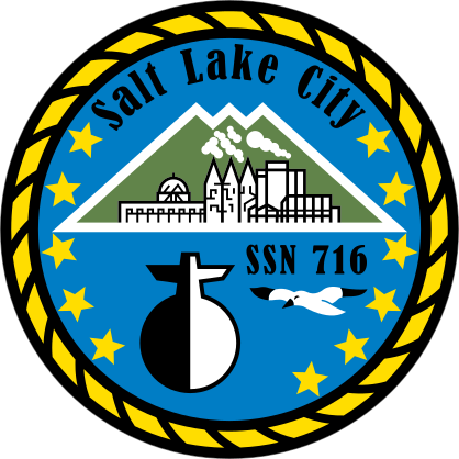Navy Submarine Ssn 716 Uss Salt Lake City Sticker