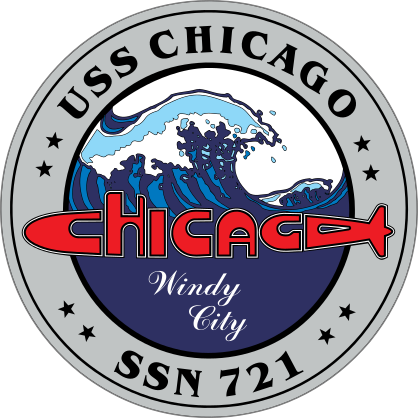 Navy Submarine Ssn 721 Uss Chicago 2 Sticker