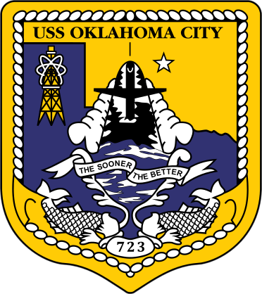 Navy Submarine Ssn 723 Uss Oklahoma City Sticker