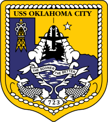 Navy Submarine Ssn 723 Uss Oklahoma City Sticker