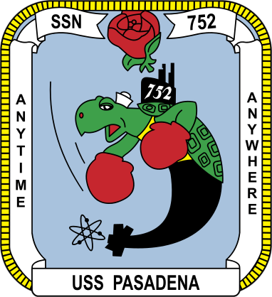 Navy Submarine Ssn 752 Uss Pasadena Sticker