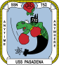 Navy Submarine Ssn 752 Uss Pasadena Sticker