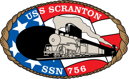 Navy Submarine Ssn 756 Uss Scranton Sticker