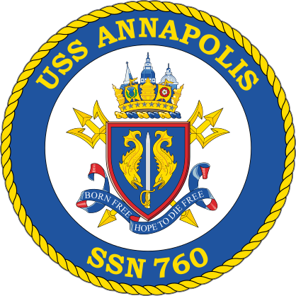 Navy Submarine Ssn 760 Uss Annapolis Sticker