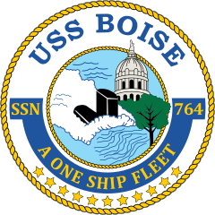 Navy Submarine Ssn 764 Uss Boise Sticker