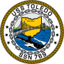 Navy Submarine Ssn 769 Uss Toledo Sticker