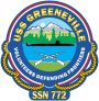 Navy Submarine Ssn 772 Uss Greeneville Sticker