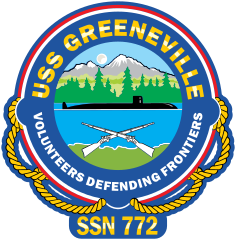 Navy Submarine Ssn 772 Uss Greeneville Sticker