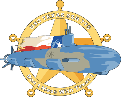 Navy Submarine Ssn 775 Uss Texas Sticker