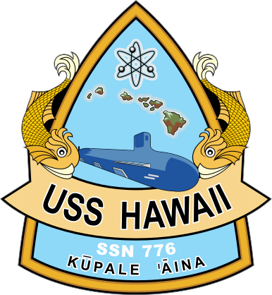 Navy Submarine Ssn 776 Uss Hawaii Sticker