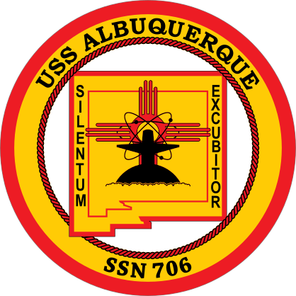 Navy Submarine Ssn Uss Albuerque Sticker