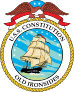 Navy Uss Constitution Emblem Sticker