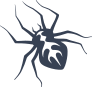 Neat Detailed Spider Sticker