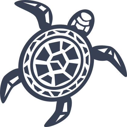 Neat Hawaiian Turtle Sticker