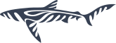 Neat Tribal Shark Sticker