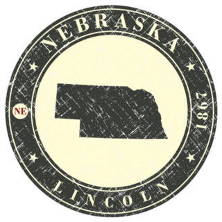 Nebraska 1867 Lincoln Badge Sticker
