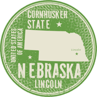 Nebraska Cities Circle Sticker