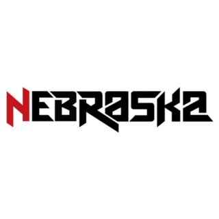Nebraska Typography Sticker