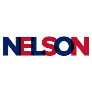 Nelson In New Zealand Lettering Sticker