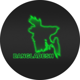 Neon Bangladesh Sticker
